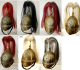 A Set of Seven Miniature British Dragoons Helmets - Limited Edition