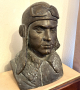 Bronze Bust of World War One Canadian Air Ace William Barker VC