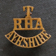 Shoulder Title - T. Royal Horse Artillery (Ayrshire)