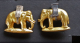 Victorian Officers Matching Pair Collar Badges - West Riding Regiment