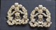 Victorian Officers Pair of Collar Badges - Middlesex Regiment
