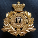 17th Leicestershire Regiment Victorian Officers 'Last Shako' Helmet Plate