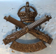Royal Canadian Machine Gun Corps Officers Field Service Cap Badge
