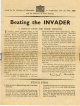 Beating the invader leaflet 