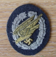 German WWII Luftwaffe Officer's Bullion Wire Paratrooper Badge