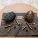 WW1 Relics mounted on display