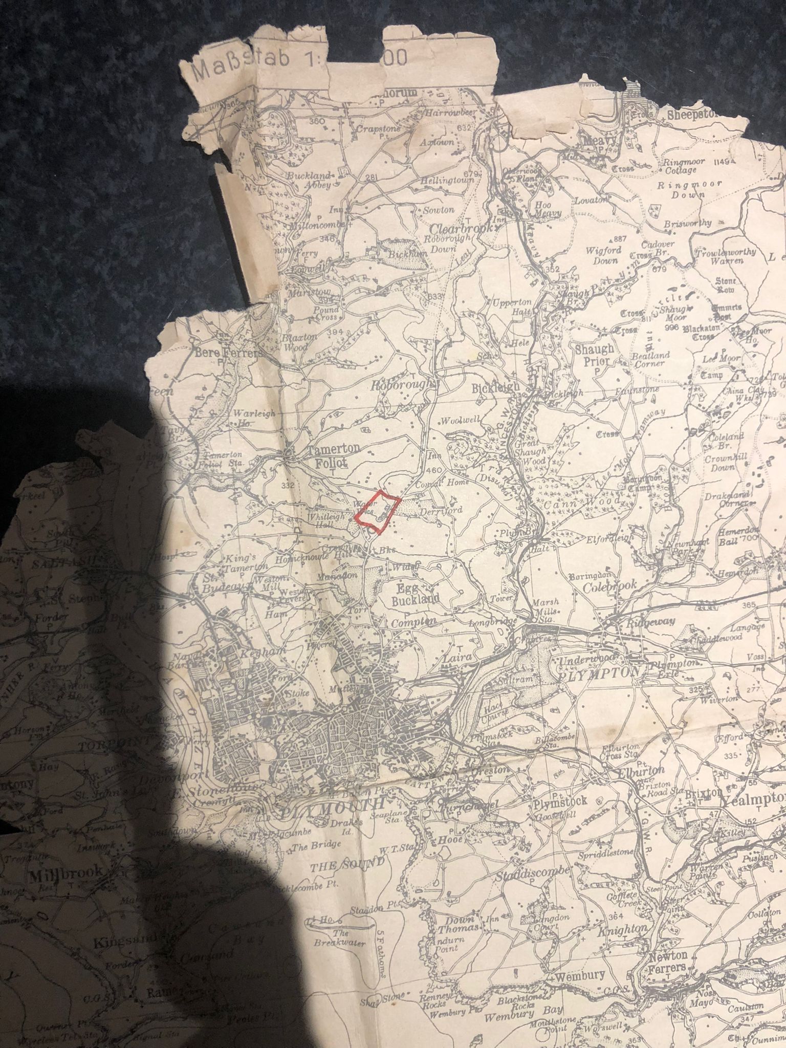 Target map WW2