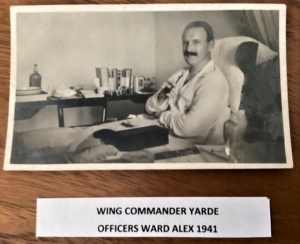 Wing Commander Yarde. Officers Ward Alex 1941