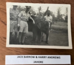 Jack Barrow and Harry Andrews, Jahore
