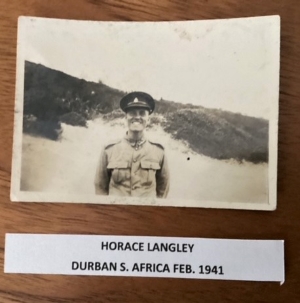 Horace Langley. Durban, South Africa Feb 1941